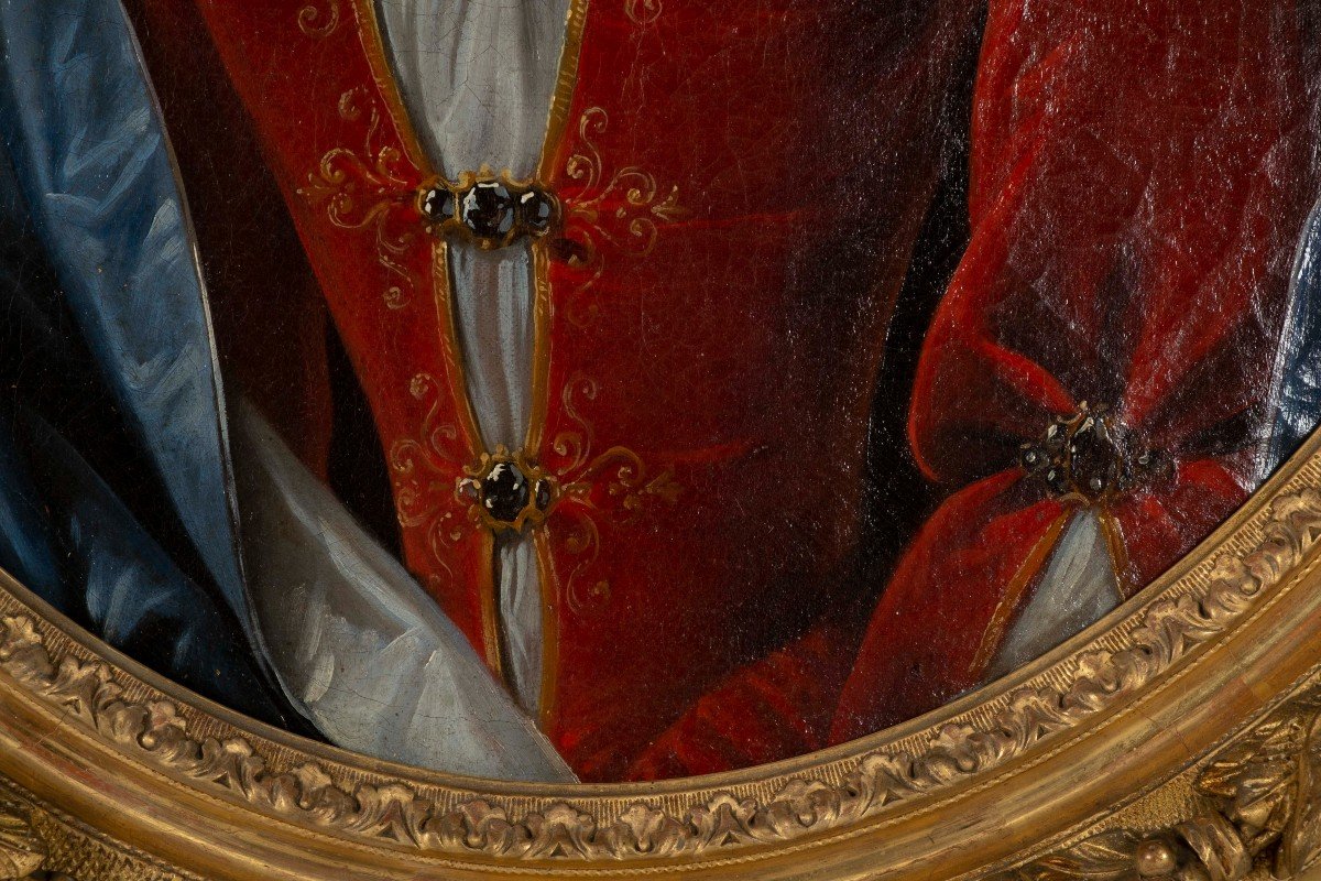 Portrait Of Marie Anne Maudet By Etienne Odot Garot Dubuisson-photo-3