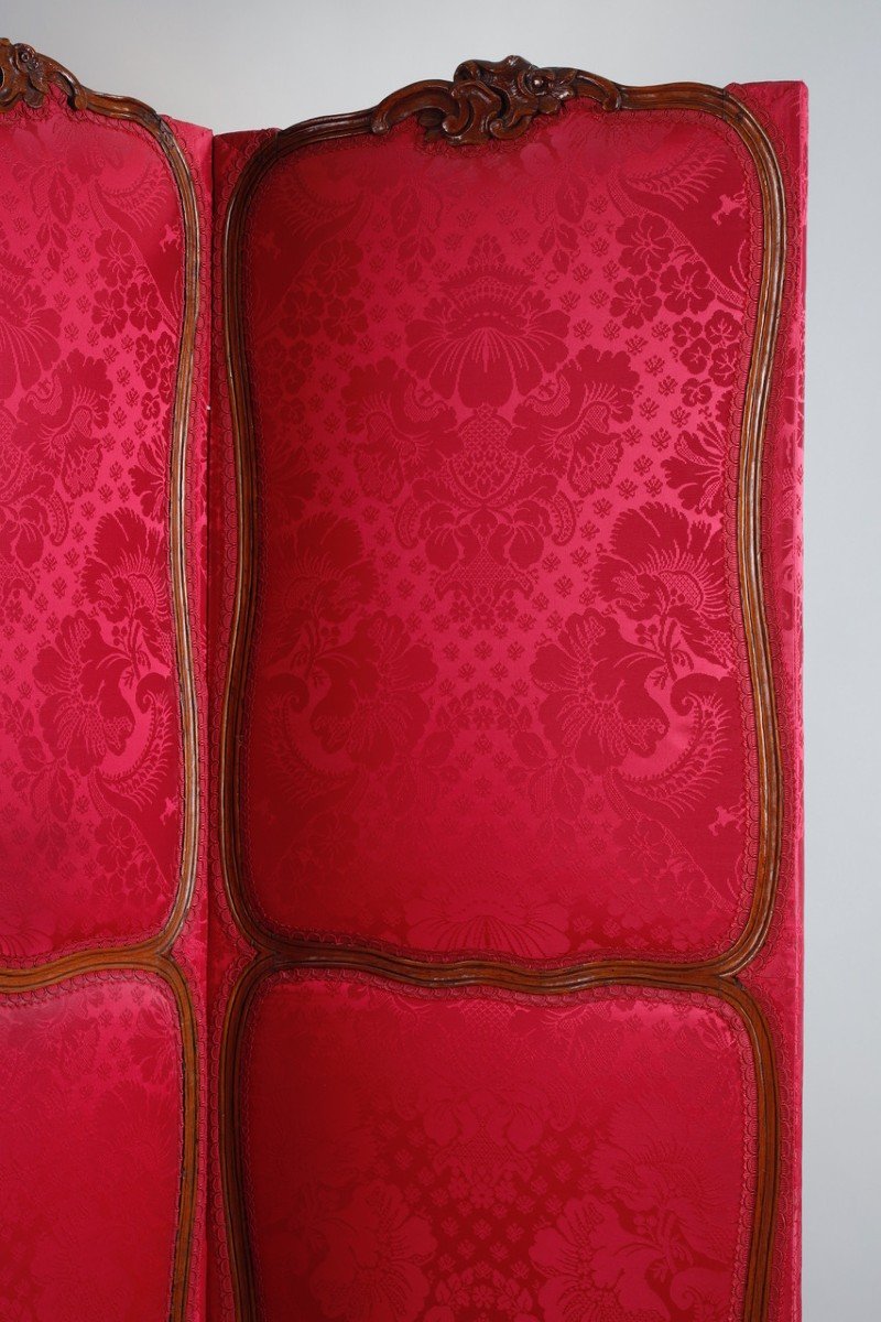 Screen Three Leaves Louis XV Period-photo-4