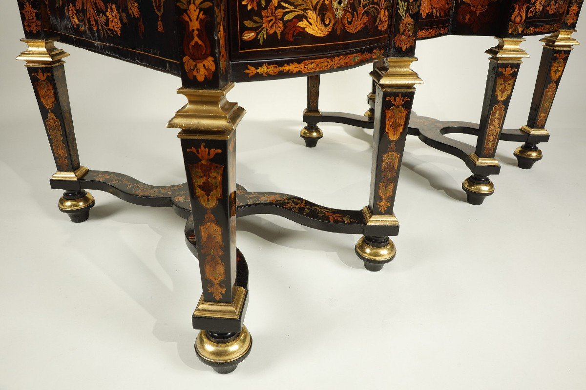 Mazarin Desk, Around 1700, Attributed To Renaud Gaudron-photo-7