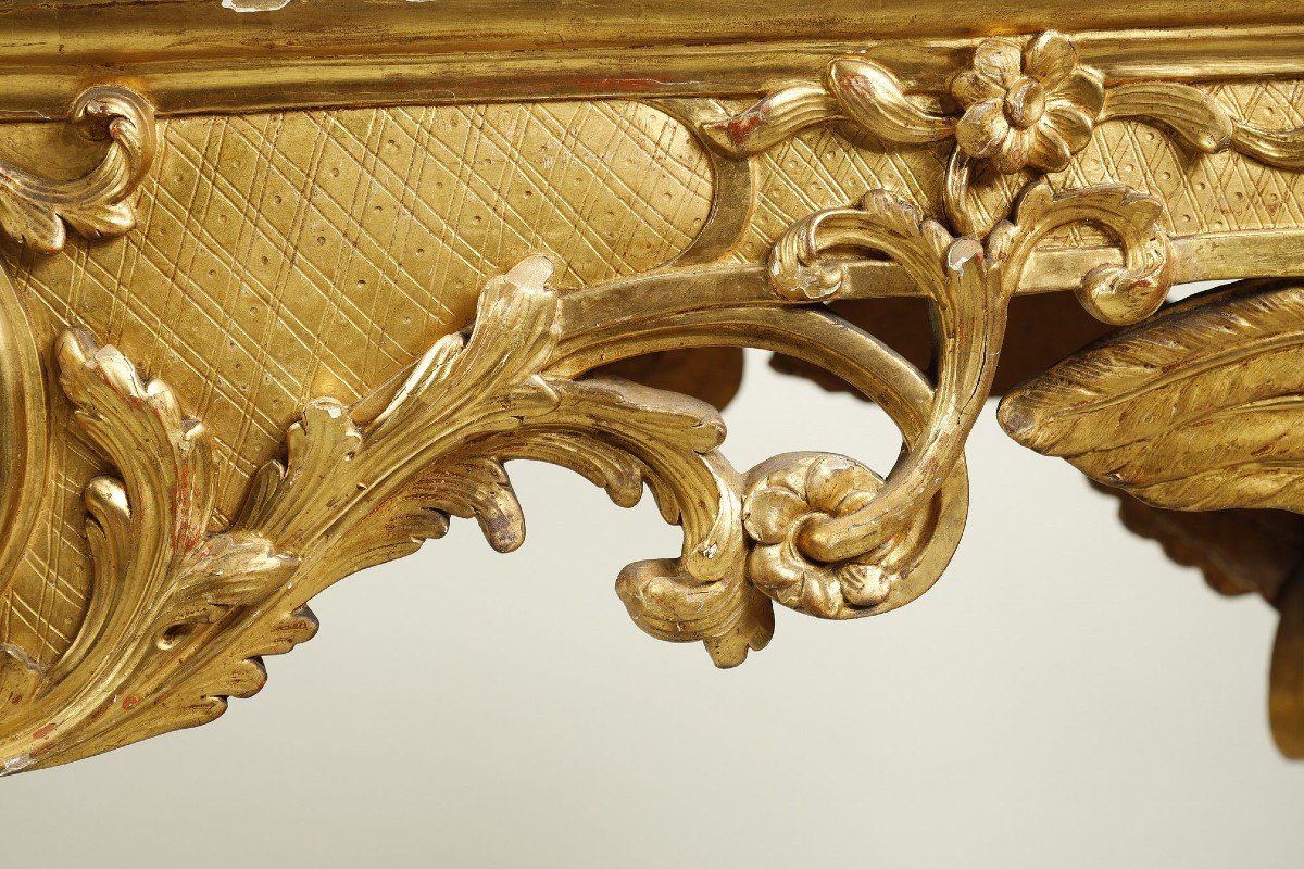 Full Face Game Table In Golden Wood, 18th Century Period-photo-7