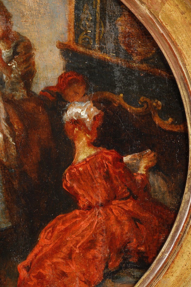 Interior Scene, Follower Of Fragonard-photo-4