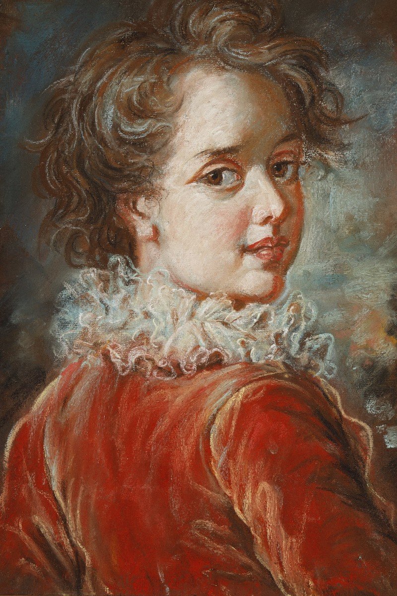 Portrait Of A Young Man In A Red Jacket, Attributed To Alexis Grimou-photo-2