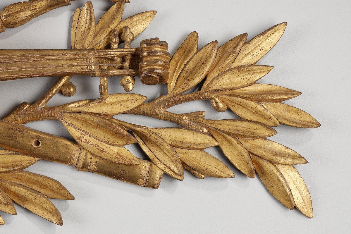 Attributes Of Music In Golden Wood From The 18th Century-photo-1