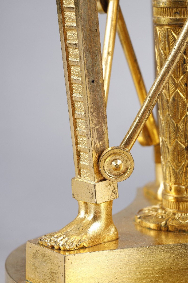 Pair Of Empire Period Perfume Burners Attributed To Claude Galle-photo-6