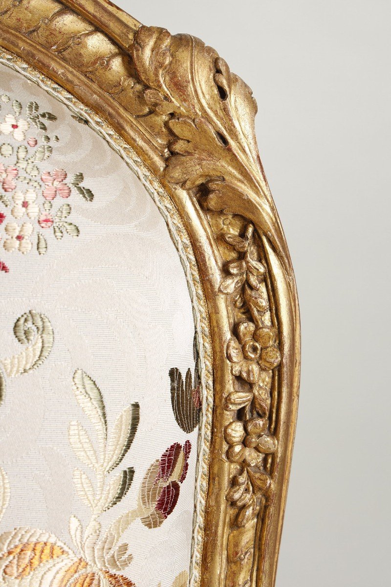 Pair Of Louis XV Bergeres Attributed To Jean Baptiste II Tilliard-photo-7