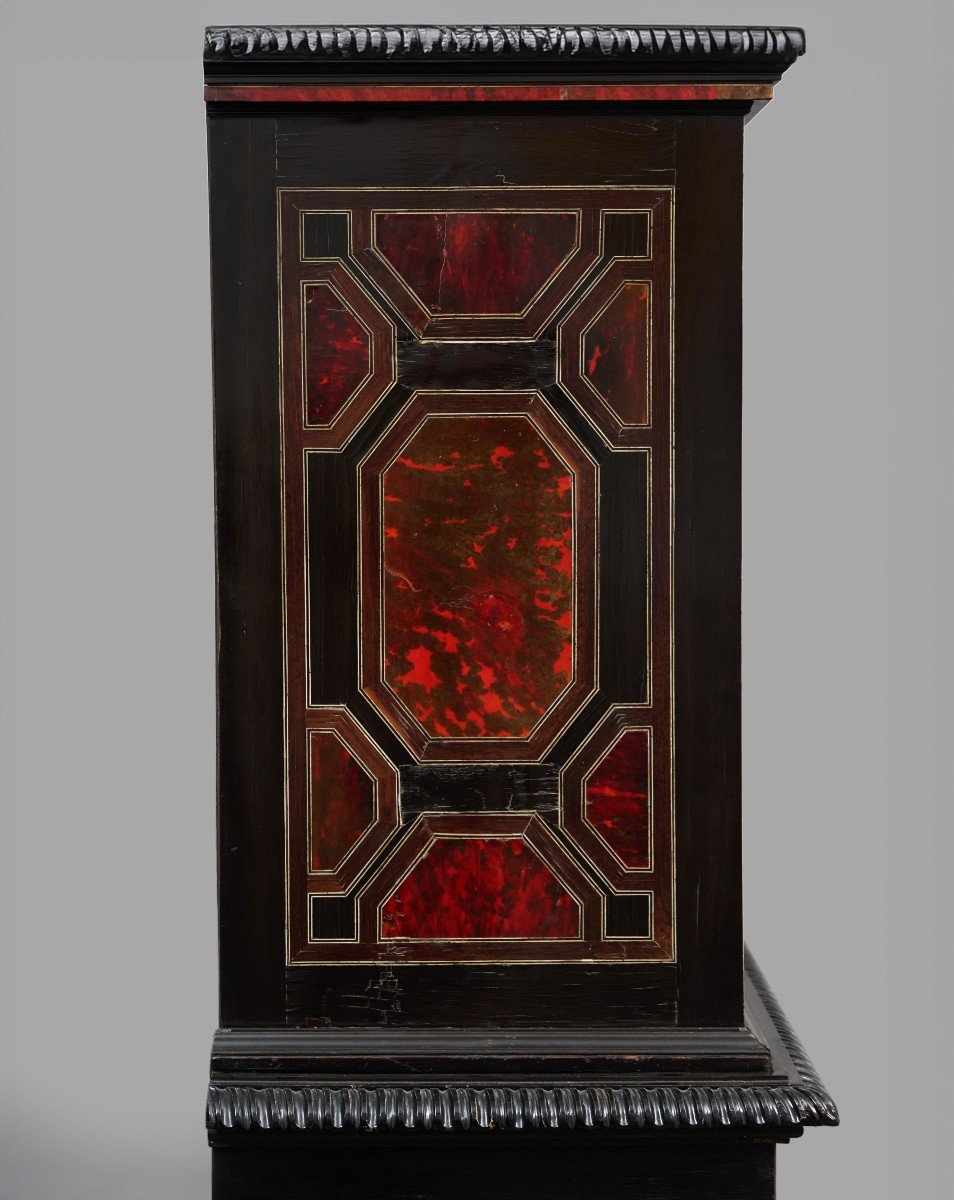 Antwerp Cabinet In Red Tortoiseshell And Ebony-photo-4