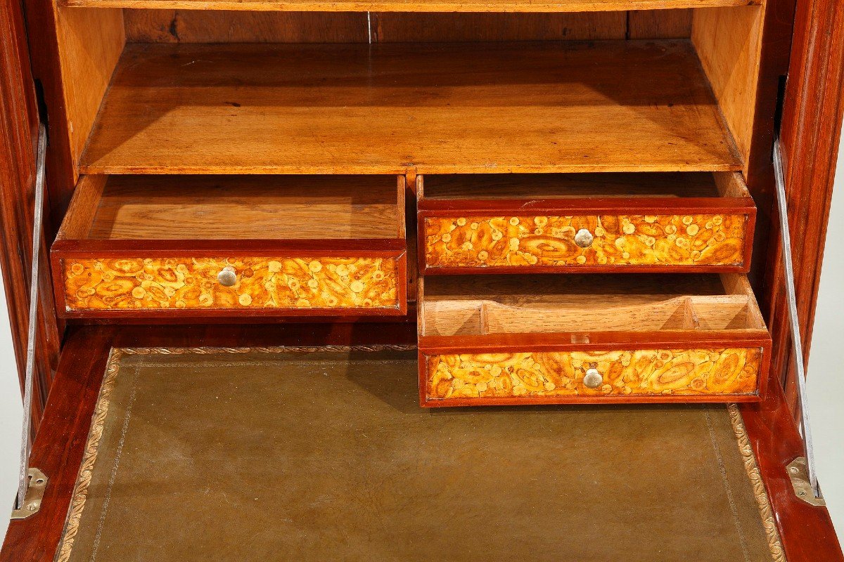 Small Secretary Louis XVI Period-photo-2