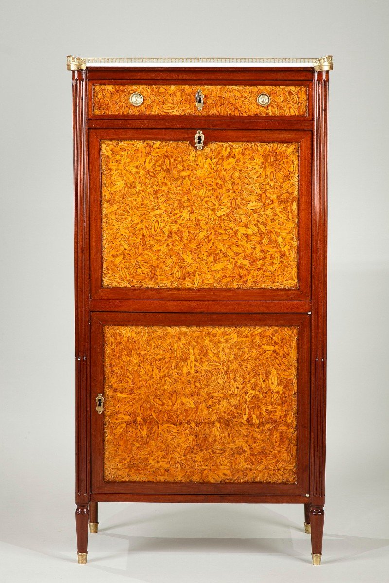 Small Secretary Louis XVI Period-photo-4