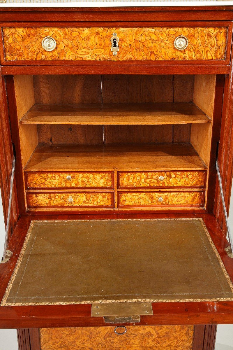 Small Secretary Louis XVI Period-photo-5