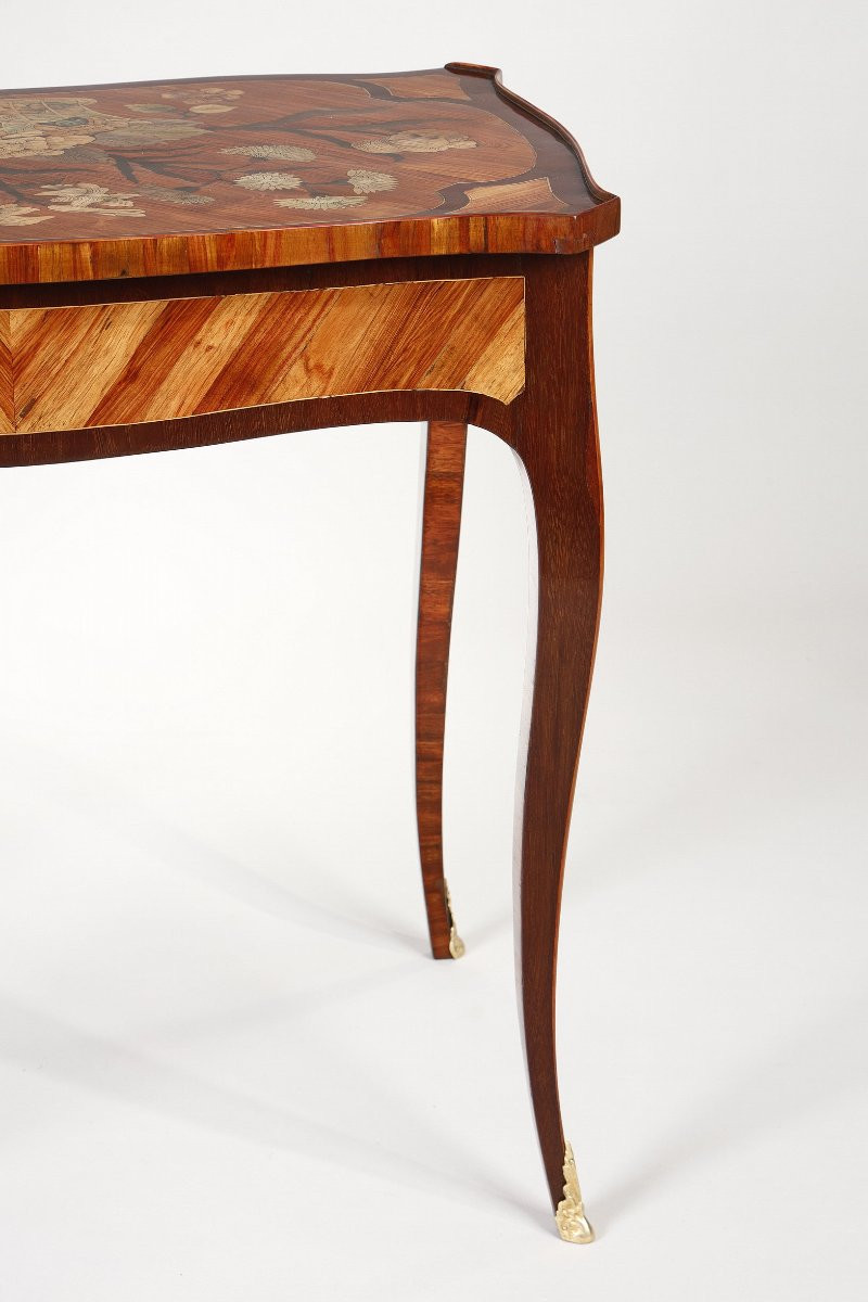 Table à mécanisme estampillée de Louis Moreau-photo-7