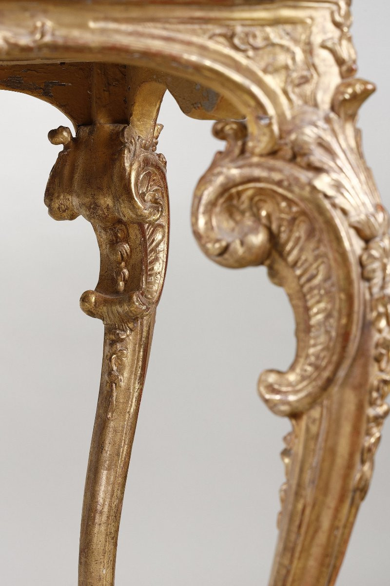 Giltwood Center Table, Regency Period-photo-4