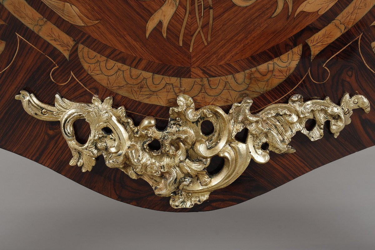 Curved Chest Of Drawers On All Sides Attributed To Pierre Migeon-photo-3