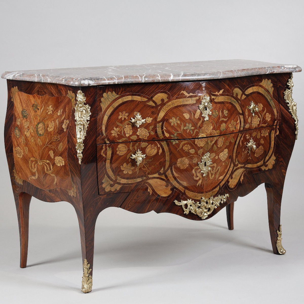 Curved Chest Of Drawers On All Sides Attributed To Pierre Migeon