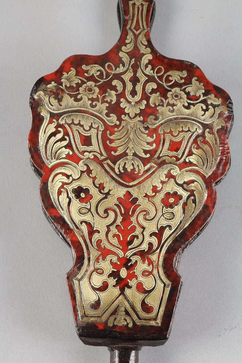 Bellows In Boulle Marquetry Of Red Tortoiseshell-photo-2