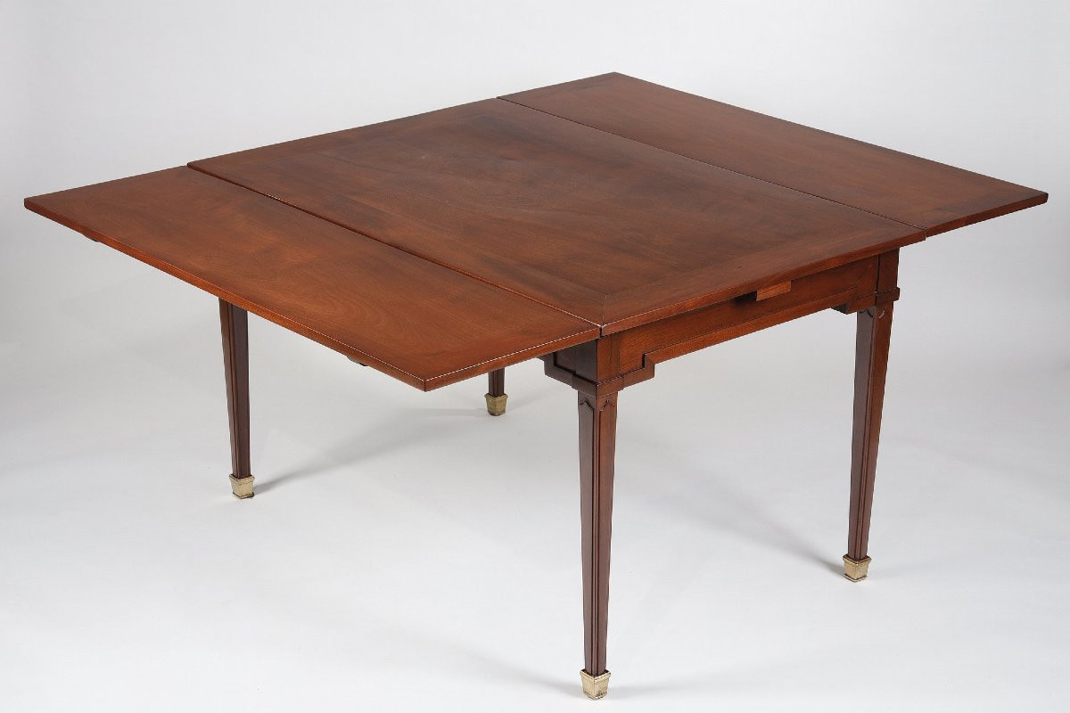 Large Table Stamped Driessin From The Louis XVI Period-photo-1