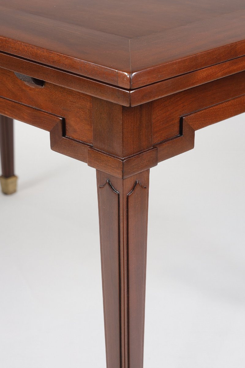 Large Table Stamped Driessin From The Louis XVI Period-photo-3