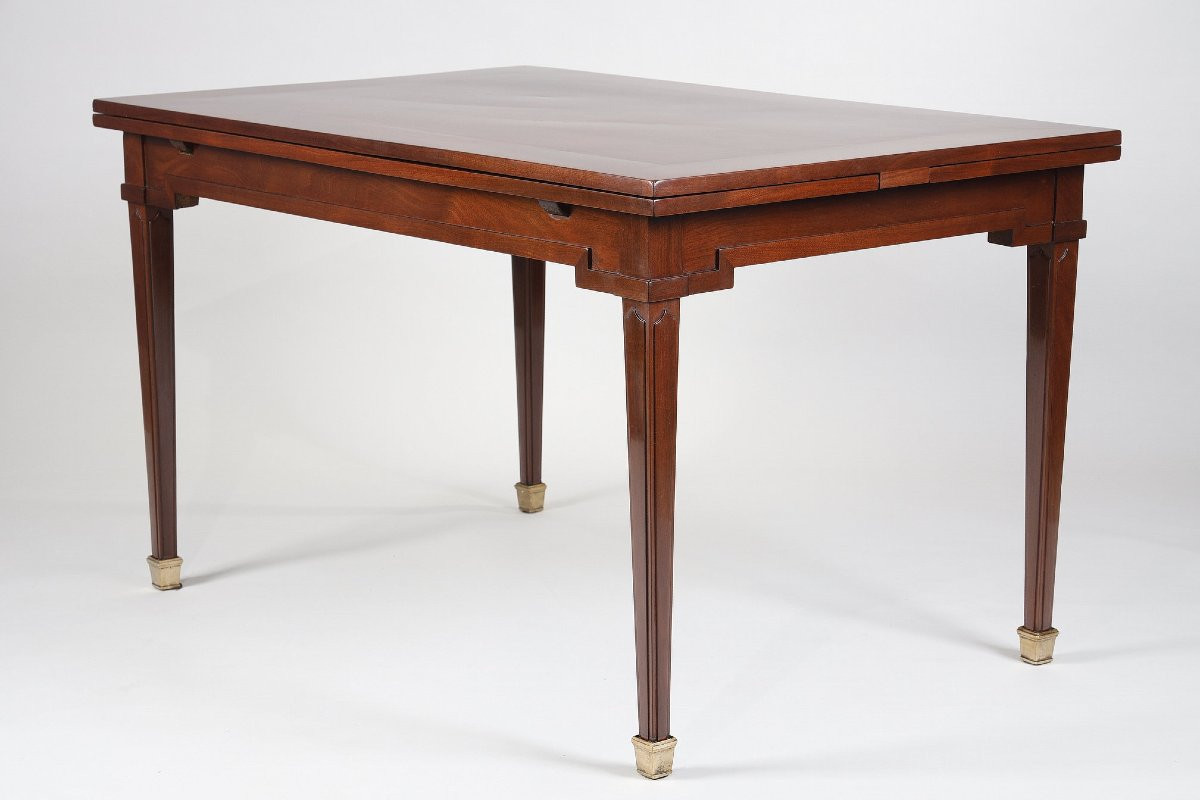 Large Table Stamped Driessin From The Louis XVI Period-photo-6