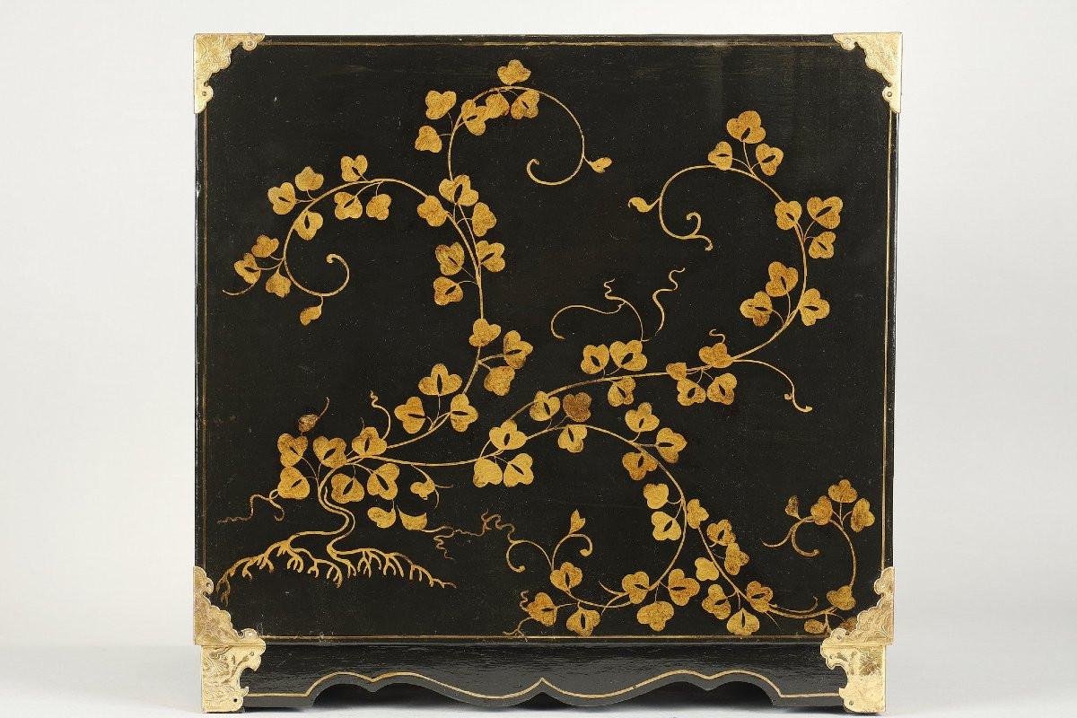 Small 18th Century Edo Cabinet-photo-5