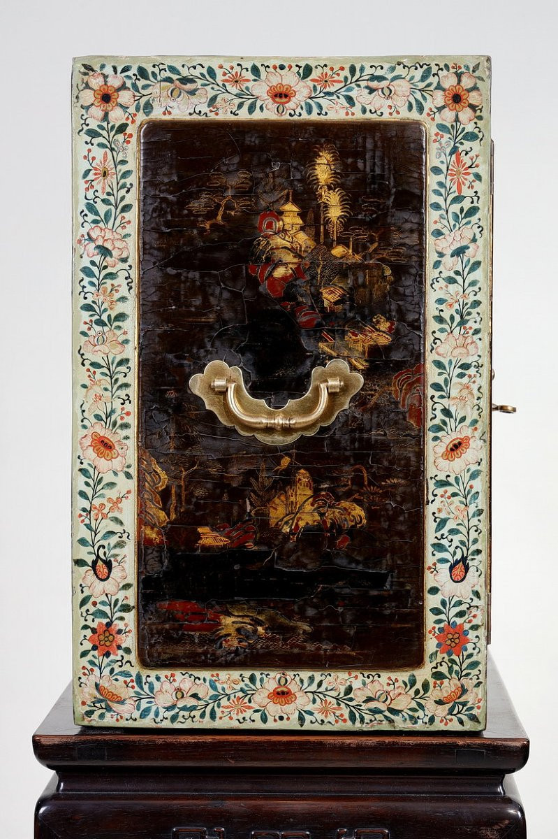 Petit cabinet Edo d'époque XVIIIe siècle-photo-7