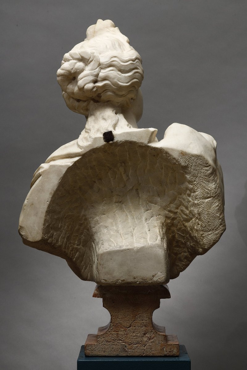 Paire de bustes à l'antique de Tommaso Rues, XVIIe siècle-photo-8