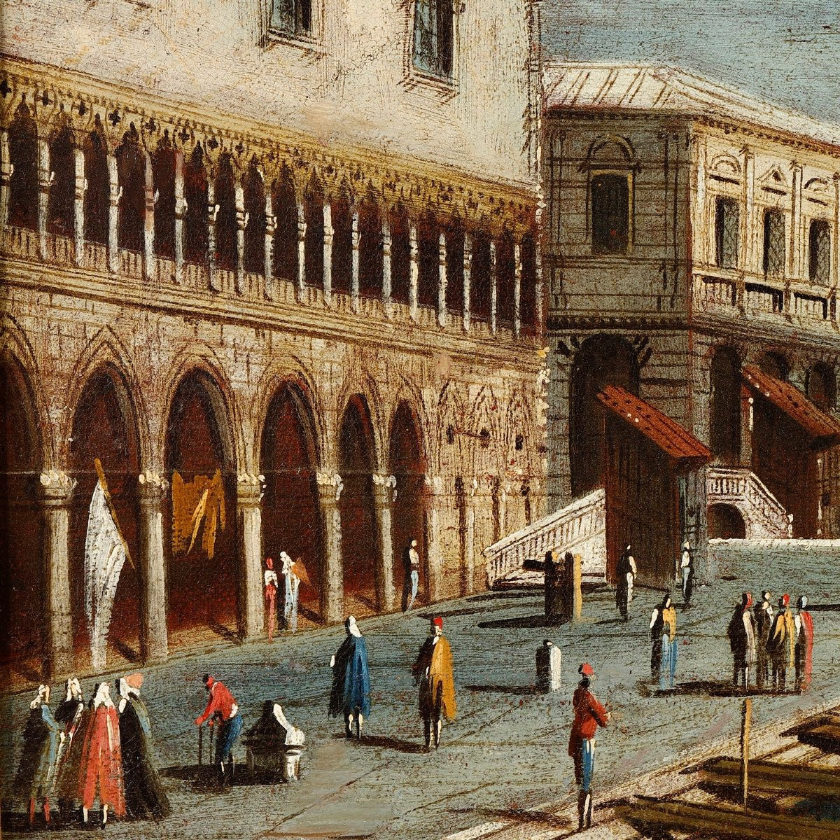 Paire de Vedute, Attribué au “Maître des vues de la Fondation Langmatt”-photo-3