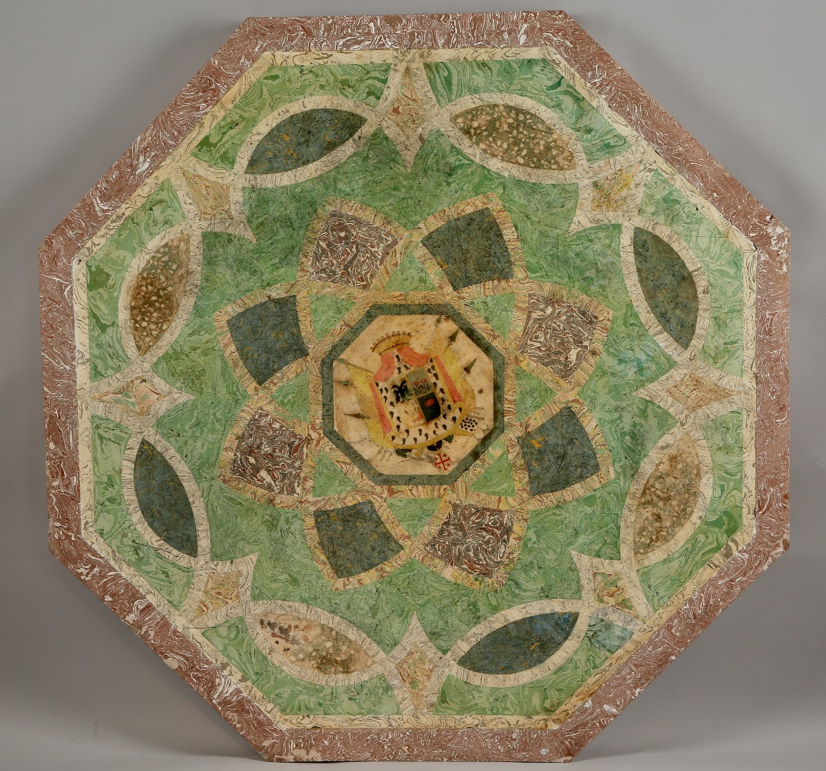 Scagliole Tray, Italy 17th Early 18th Century
