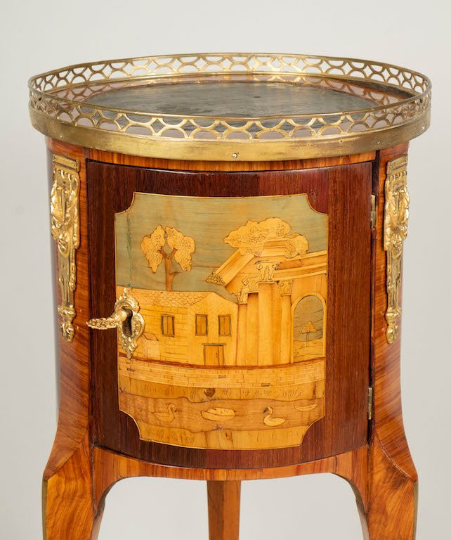 Chiffonnière Tambour Attribuée à André Louis Gilbert-photo-3