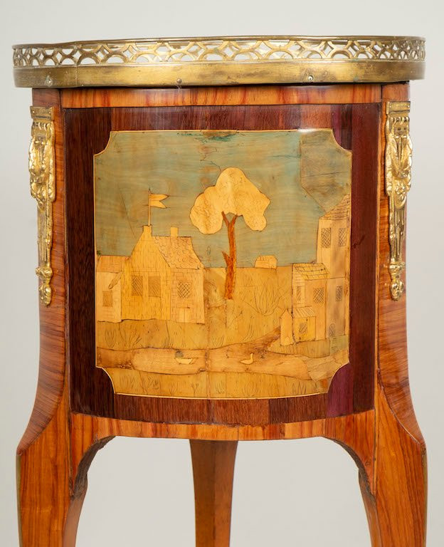 Chiffonnière Tambour Attribuée à André Louis Gilbert-photo-1