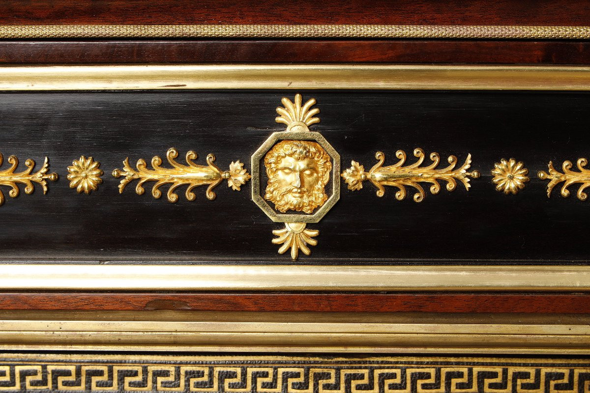 Cartonnier d'époque XVIIIe siècle attribué à Bernard Molitor-photo-2