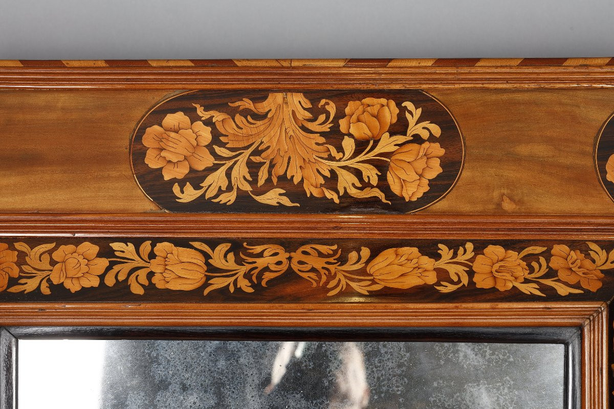 Miroir fin XVIIe attribué à Thomas Hache-photo-3