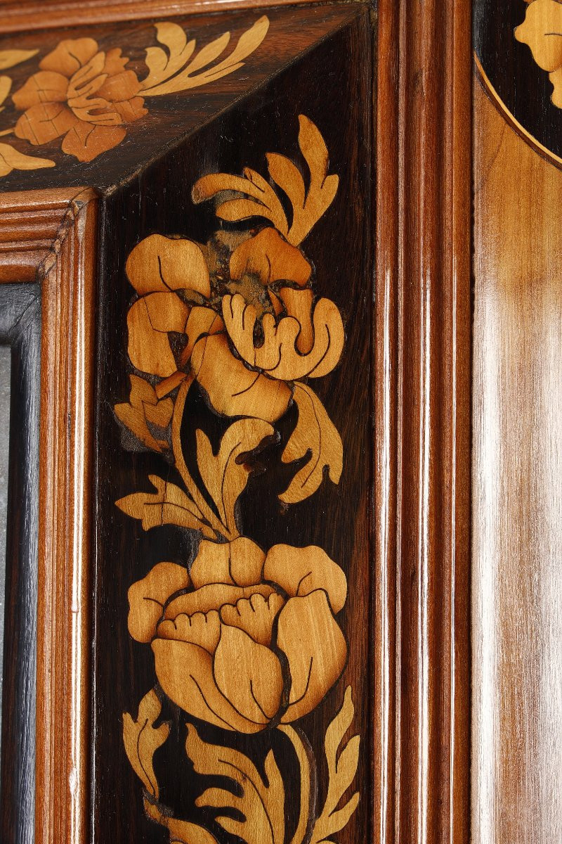 Miroir fin XVIIe attribué à Thomas Hache-photo-5