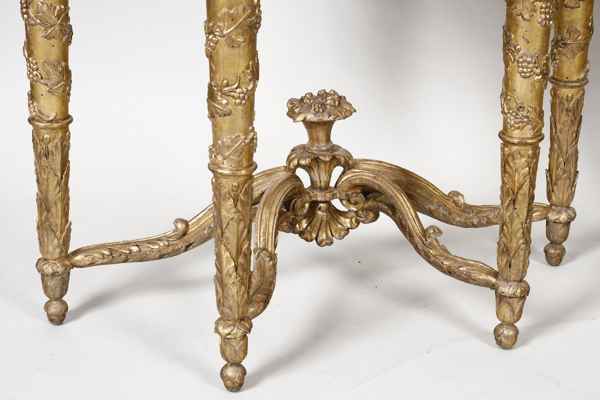 Pair Of Louis XVI Period Console Tables From Northern Italy-photo-4