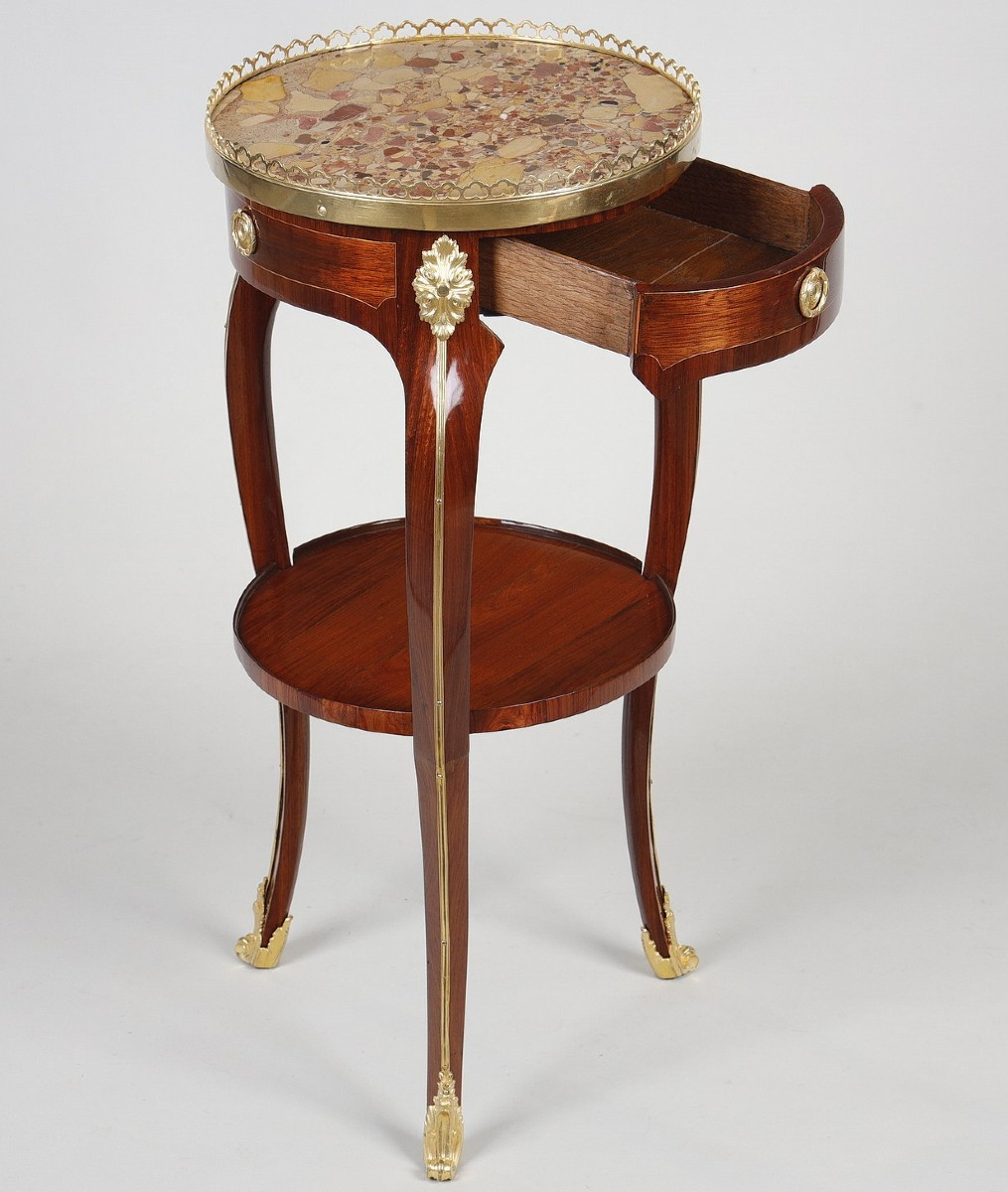 Small Table Stamped By Rvlc And Jme