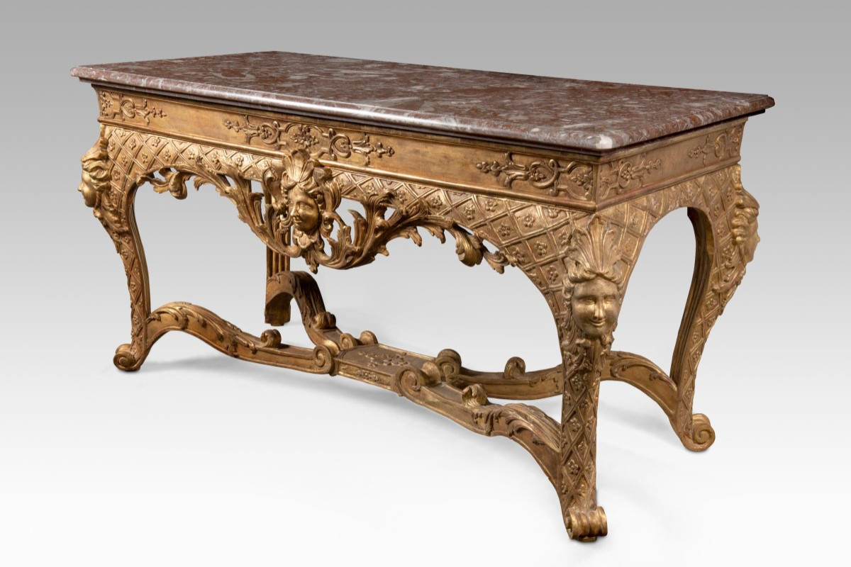 French Régence Table à Gibier-photo-2