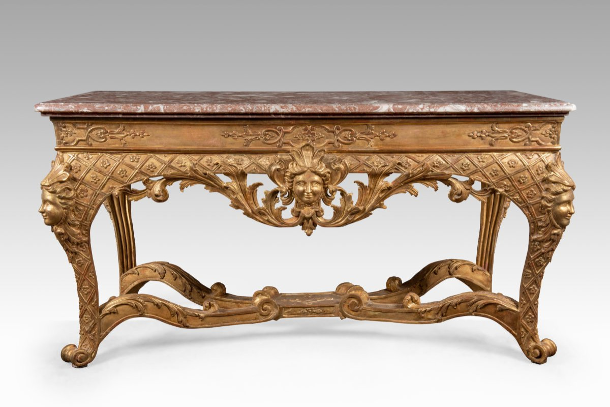 French Régence Table à Gibier-photo-3