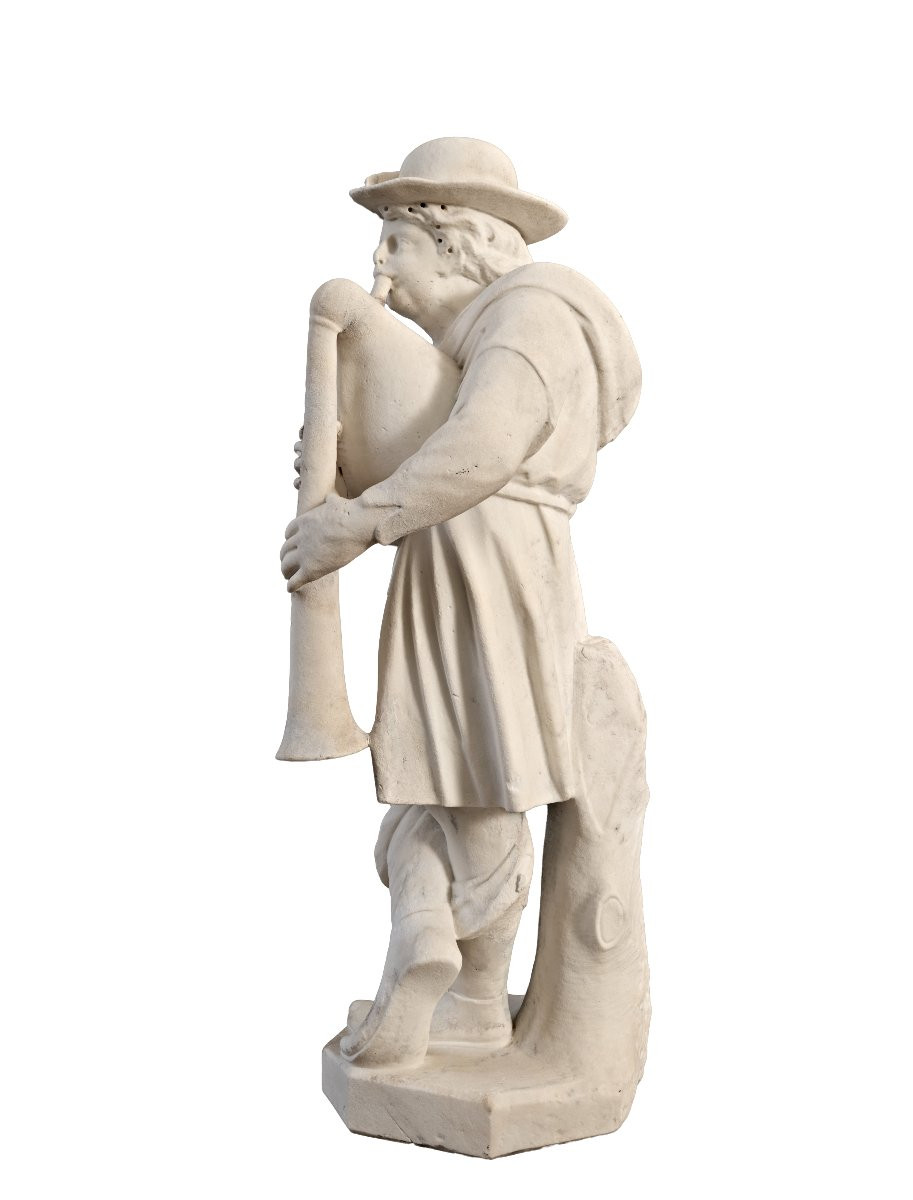 Pair Of 18th-century Marble Garden Figures, After Models By Giambologna (1529-1608)-photo-7