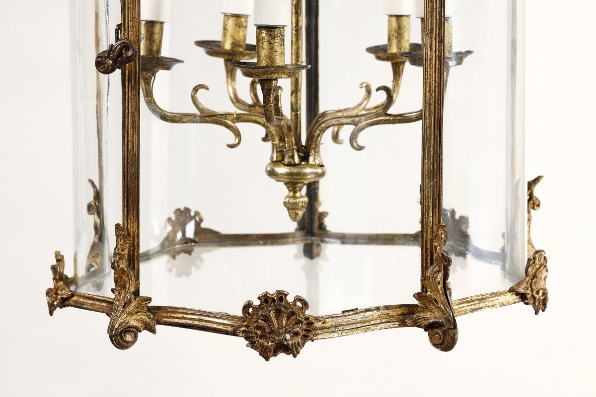 Large Louis XV Period Lantern-photo-4