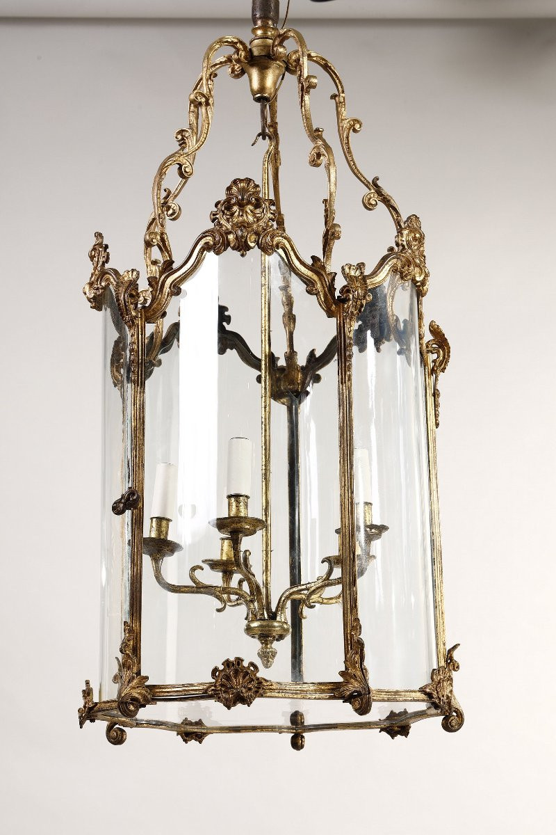 Large Louis XV Period Lantern-photo-2