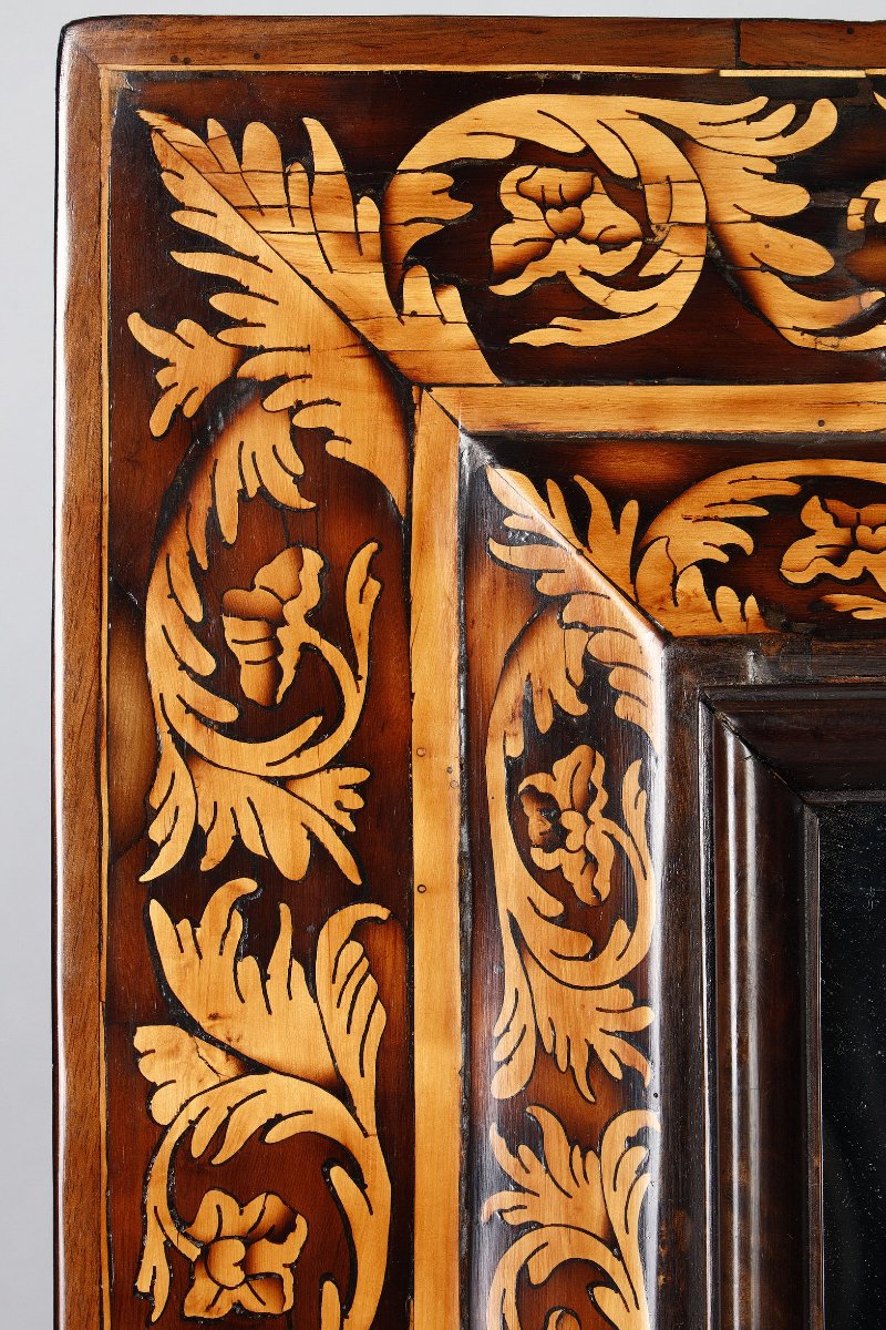 Petit miroir grenoblois, attribué à Thomas Hache  Fin XVIIᵉ- début XVIIIᵉ siècle-photo-6