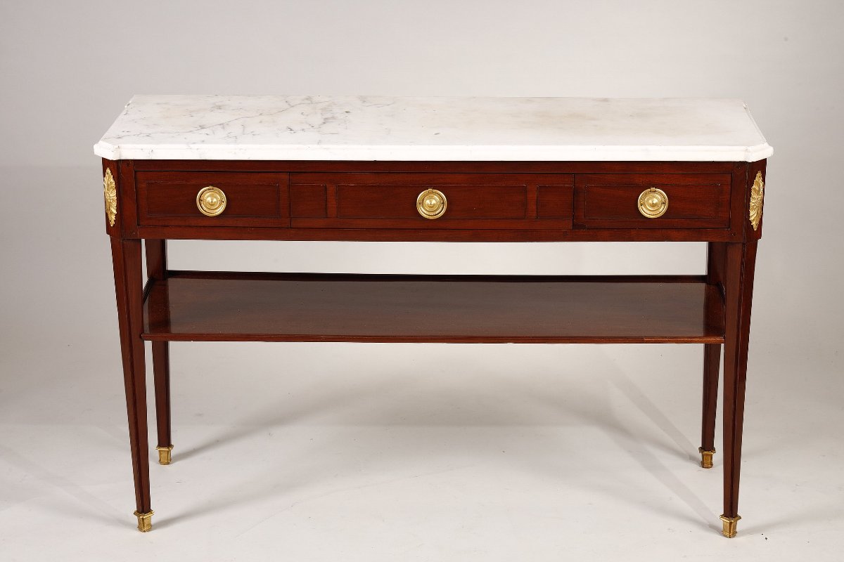 Louis XVI Period Console Table-photo-1