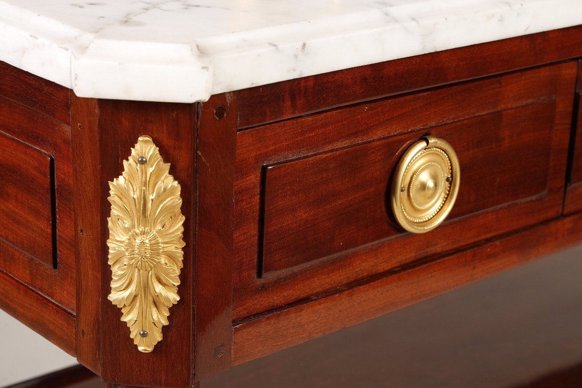 Louis XVI Period Console Table-photo-6
