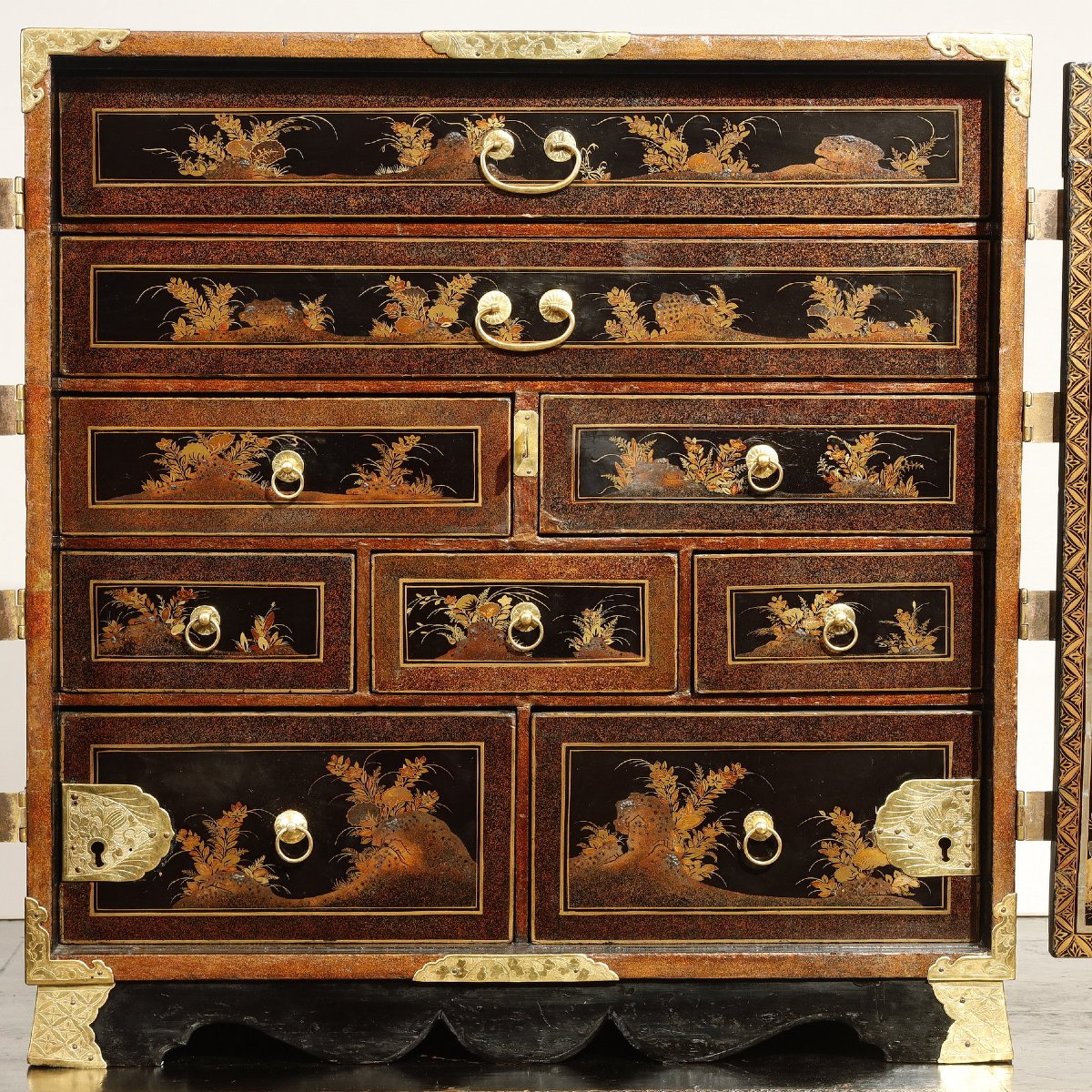 Cabinet Edo d'époque XVIIIe siècle-photo-3
