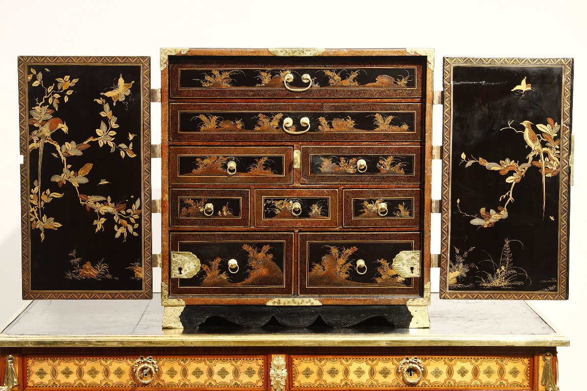 Cabinet Edo d'époque XVIIIe siècle-photo-4