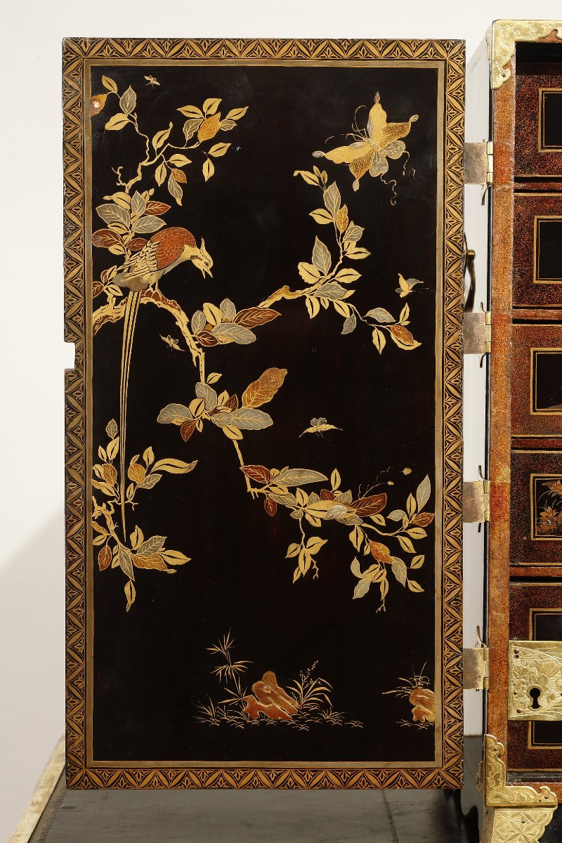 Cabinet Edo d'époque XVIIIe siècle-photo-1