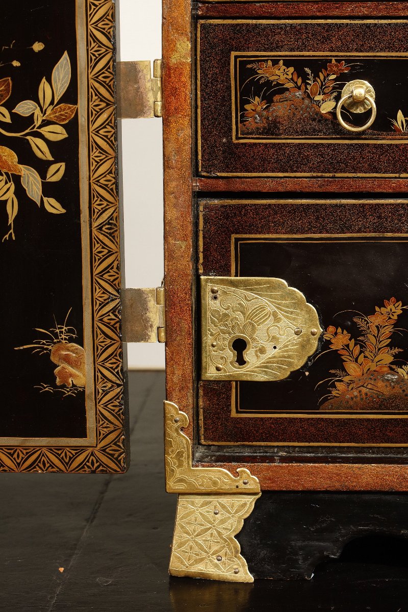 Cabinet Edo d'époque XVIIIe siècle-photo-3