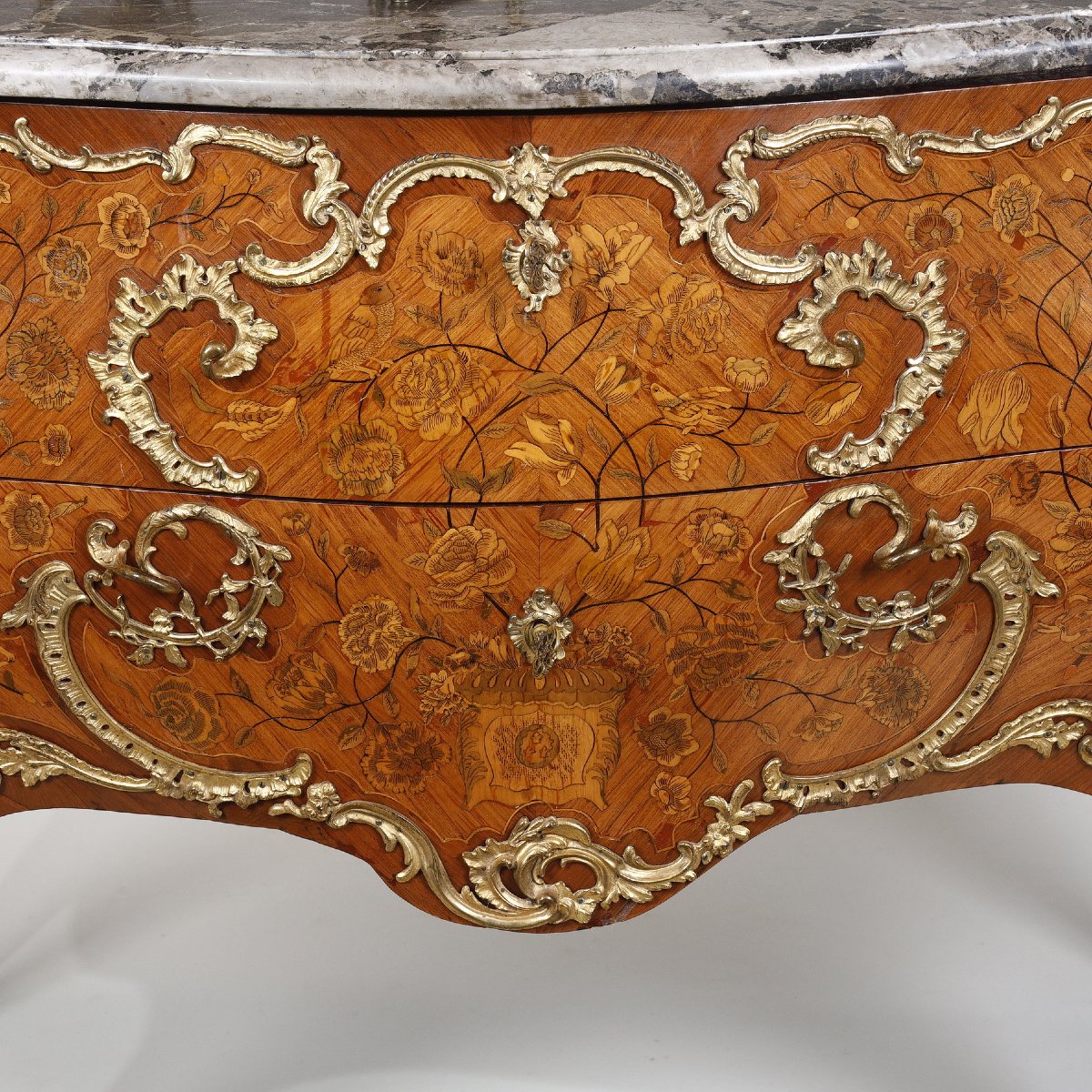 Louis XV Period Commode Stamped By Jacques Dubois-photo-3