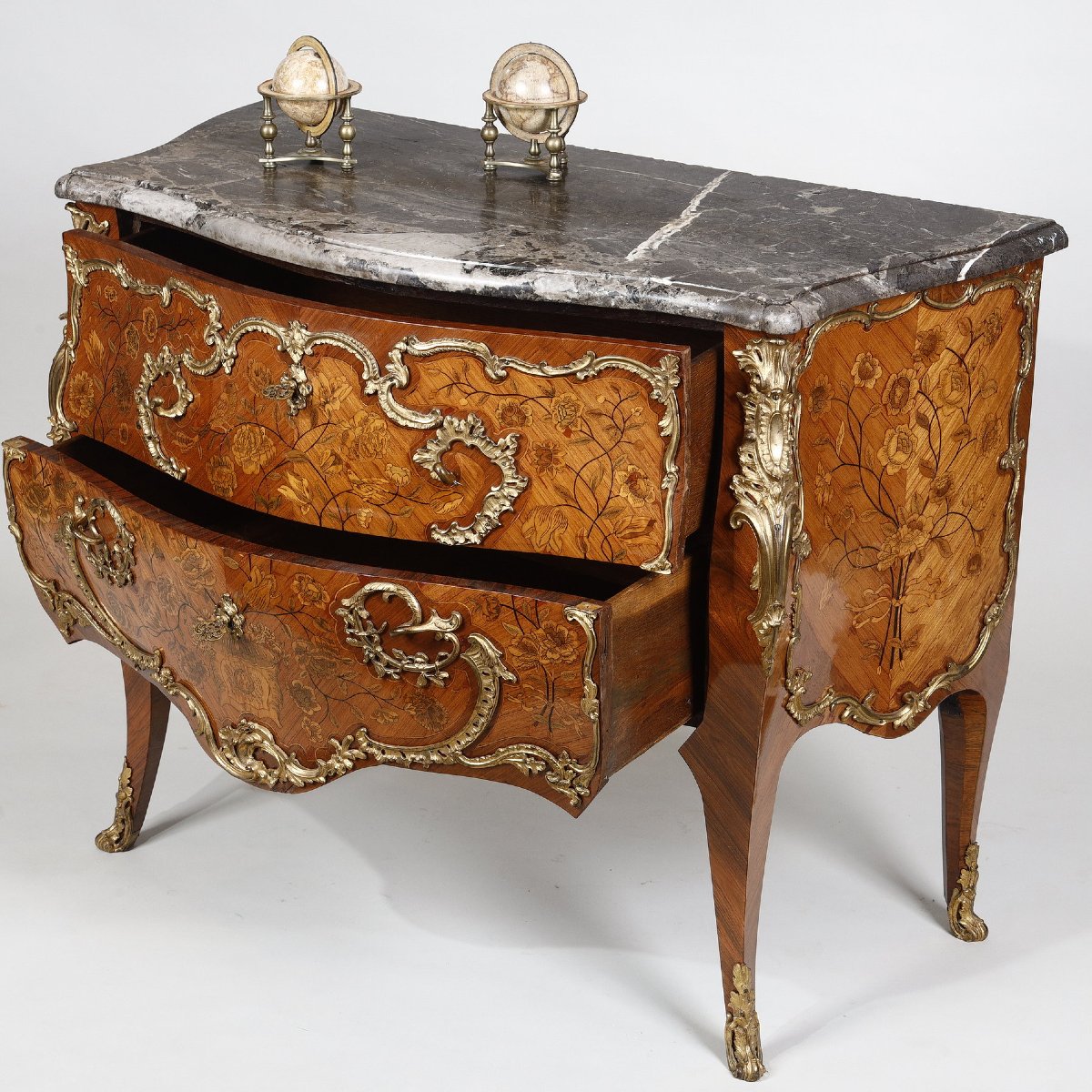 Louis XV Period Commode Stamped By Jacques Dubois-photo-4