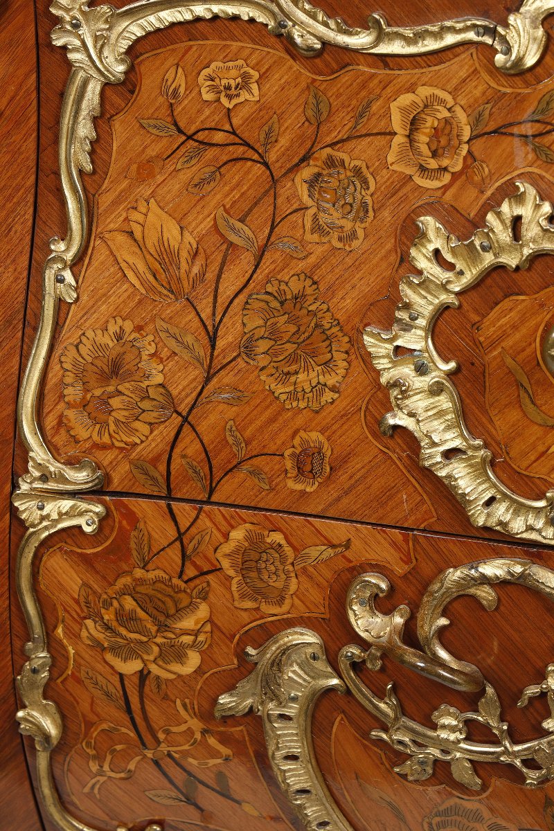 Louis XV Period Commode Stamped By Jacques Dubois-photo-1