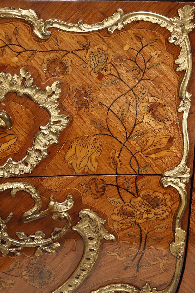 Louis XV Period Commode Stamped By Jacques Dubois-photo-2