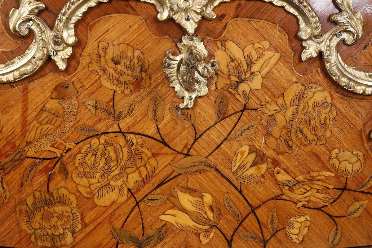 Louis XV Period Commode Stamped By Jacques Dubois-photo-3